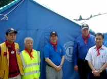 Lions of Sweden with Lions Tents